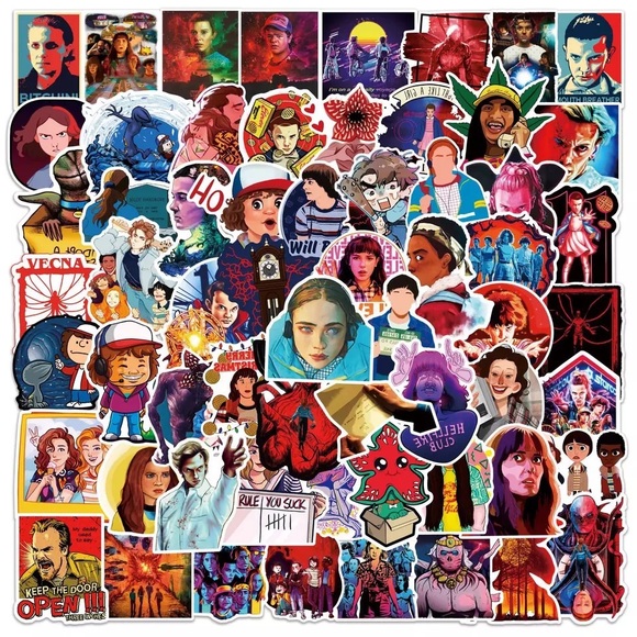 Stranger Things Stickers (100 Pieces) - Picture 1 of 1